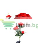 Градинска лед соларна лампа Роза